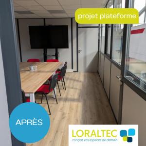 Projet plateforme CAF Reichshoffen - APRS l'installation - salle de réunion