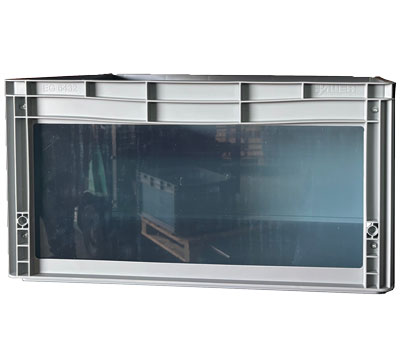 Bac Europe gerbable avec fenêtre en verre acrylique